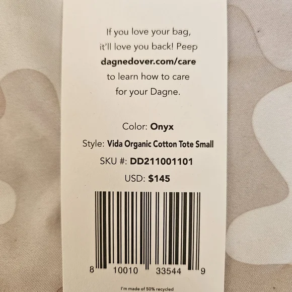 Dagne Dover VIDA Small Tote Bag In Onyx - Picture 5 of 5